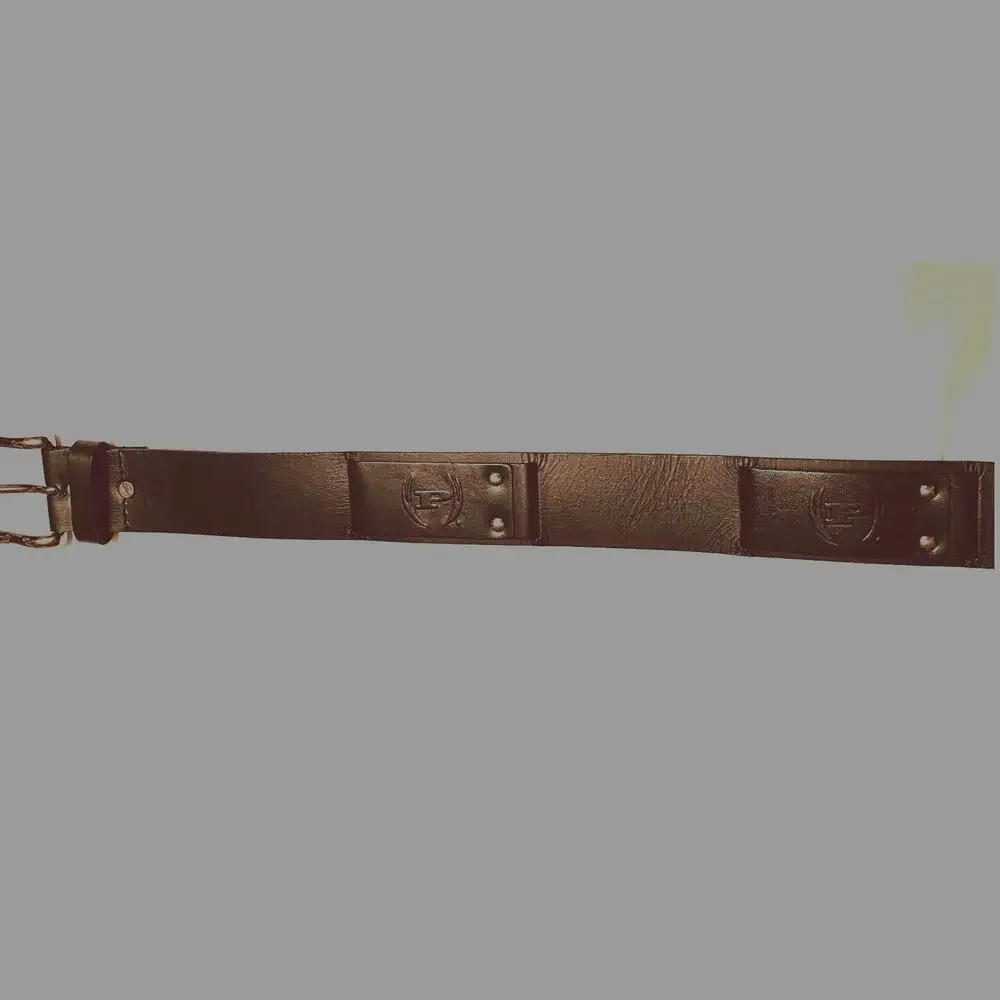 Men’s Black Belt Leather - PHAT FARM Waist 40” Retro P-83126 Y2K Hip Hop Skater